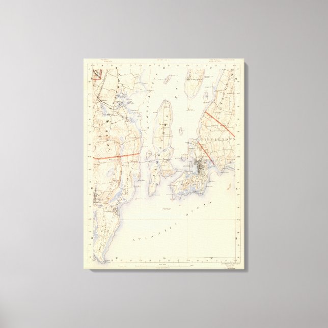 Lienzo Washington y Newport County (Anverso)