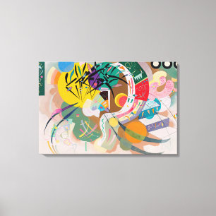 Lienzo WASSILY KANDINSKY - Curva dominante