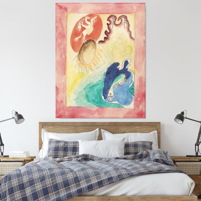 Lienzo Wassily Kandinsky - Design for the cover of the al (Insitu(Dormitorio))