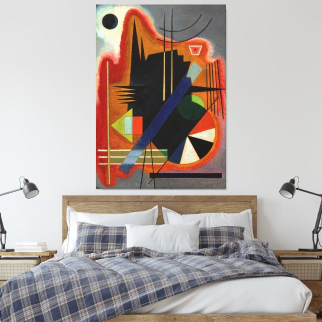 Lienzo Wassily Kandinsky - Einige Spitzen (1925) (Insitu(Dormitorio))