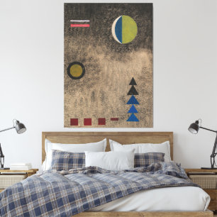 Lienzo Wassily Kandinsky - En negro suelto