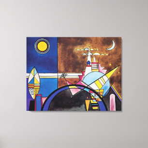 Lienzo Wassily Kandinsky - Gran Puerta De Kiev Abstracto