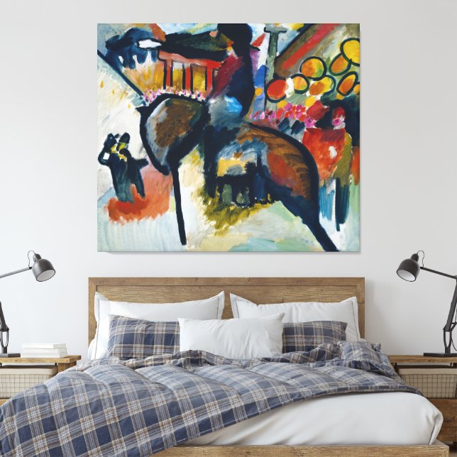 Lienzo Wassily Kandinsky - Impression IV (Gendarme) (Insitu(Dormitorio))