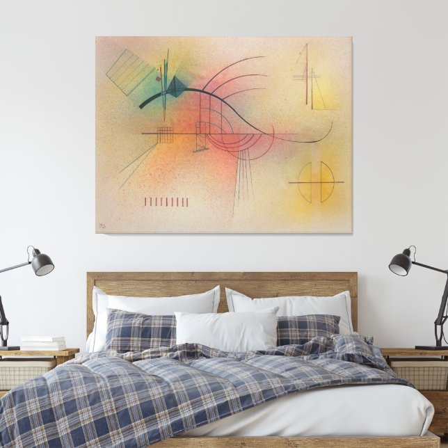 Lienzo Wassily Kandinsky - Linie  (Insitu(Dormitorio))