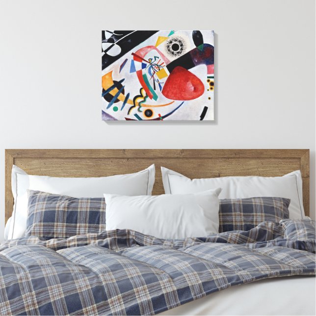 Lienzo Wassily Kandinsky - Mancha roja II (1921) (Insitu(Dormitorio))