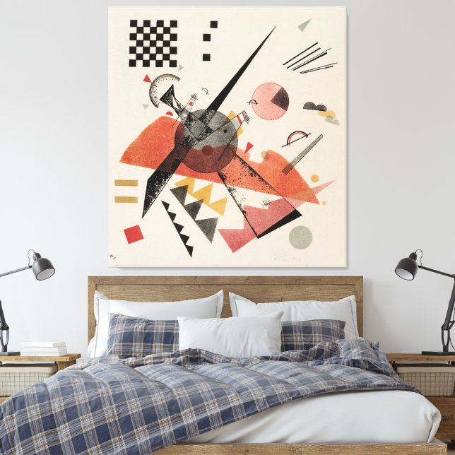 Lienzo Wassily Kandinsky - Naranja (1923) (Insitu(Dormitorio))