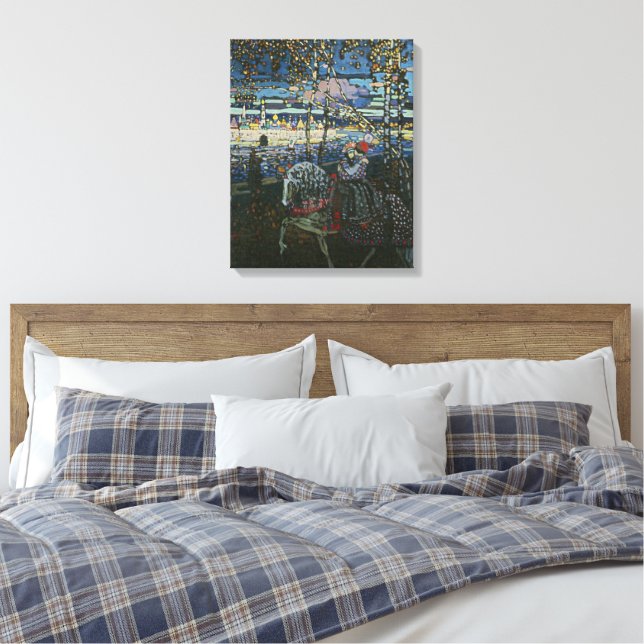 Lienzo Wassily Kandinsky - Pareja montada  (Insitu(Dormitorio))