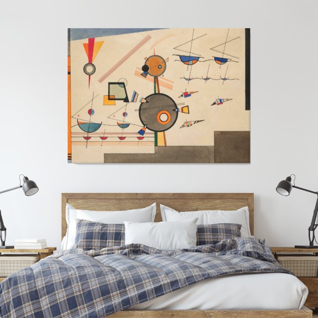 Lienzo Wassily Kandinsky - Schweben (Flotando) (1924) (Insitu(Dormitorio))