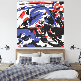 Lienzo Wassily Kandinsky - Two Women in a Moonlit Land