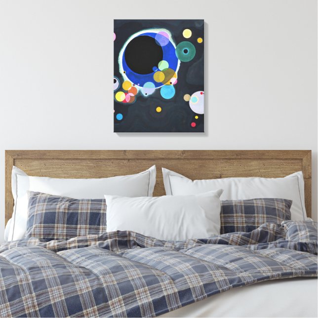 Lienzo Wassily Kandinsky - Varios círculos (1926) (Insitu(Dormitorio))