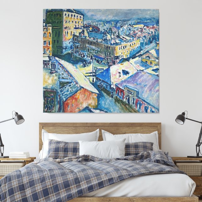 Lienzo Wassily Kandinsky - Zubovsky Platz (1916) (Insitu(Dormitorio))