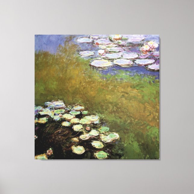 Lienzo Water-Lillies: 1914-17 de Monet (Anverso)