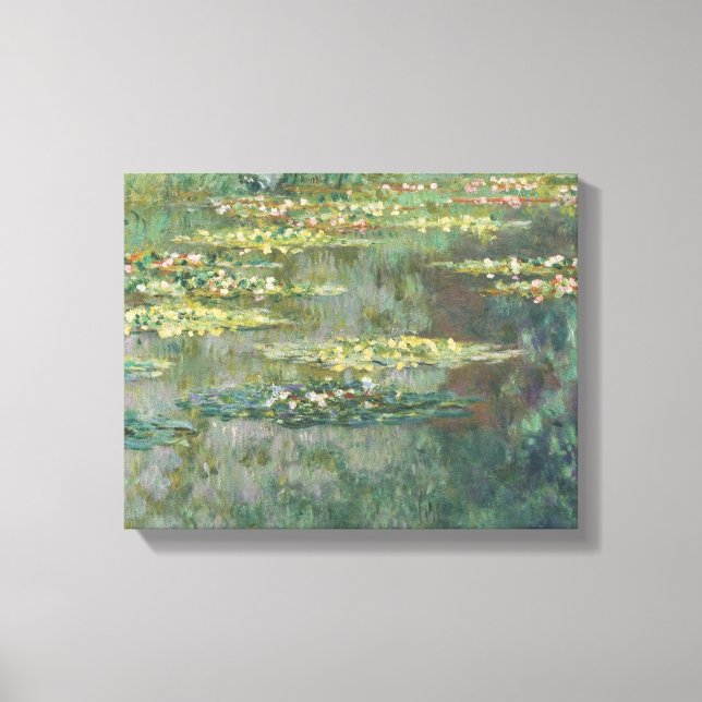 Lienzo Water Lily Pond Claude Monet (Anverso)