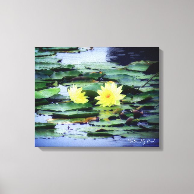Lienzo Water Lily Pond：Premium Canvas (Anverso)