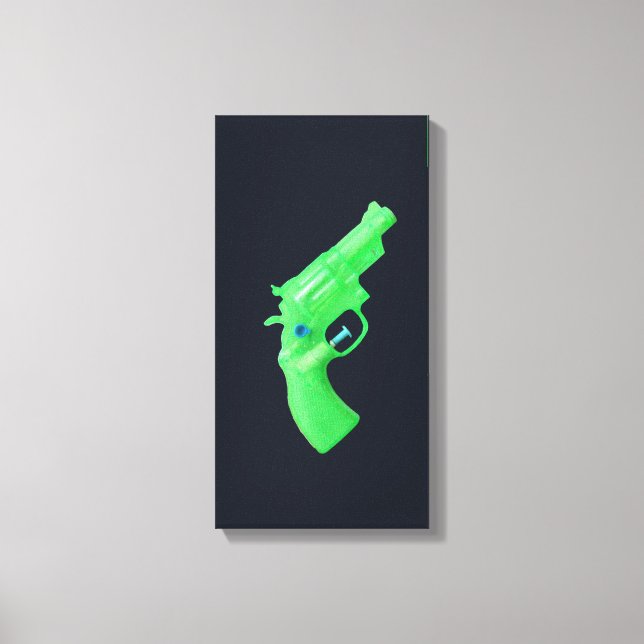 Lienzo Water pistol toy Wasserpistole Spielzeug photo art (Anverso)
