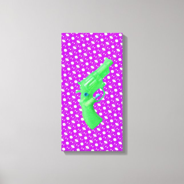 Lienzo Water pistol toy Wasserpistole Spielzeug photo art (Anverso)