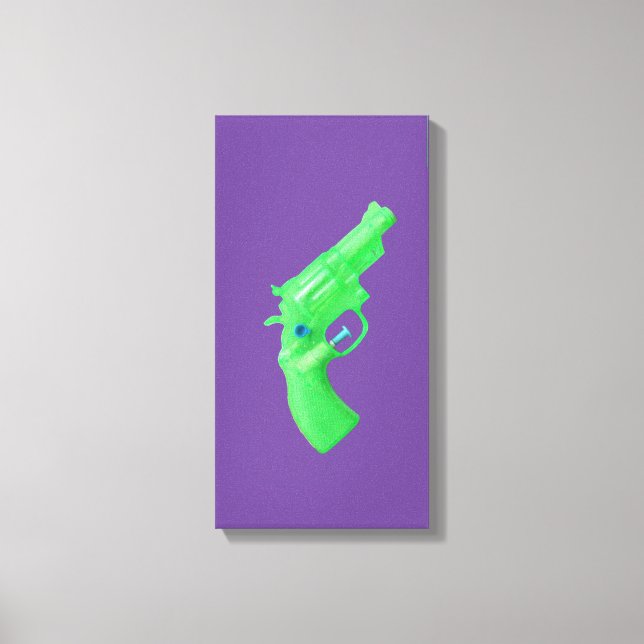Lienzo Water pistol toy Wasserpistole Spielzeug photoart (Anverso)