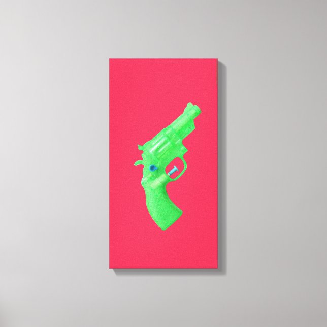 Lienzo Water pistol toy Wasserpistole Spielzeug photoart (Anverso)