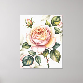 Lienzo Watercolor english rose