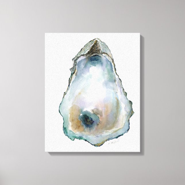 Lienzo Watercolor Oyster  (Anverso)