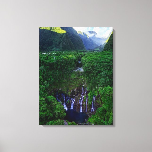 Lienzo Waterfalls | Grand Galet Falls (Anverso)