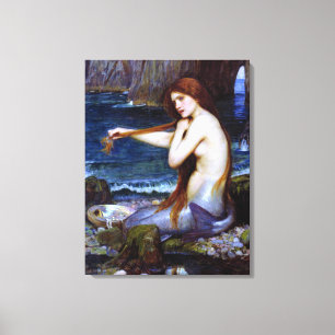 Lienzo Waterhouse: La sirena
