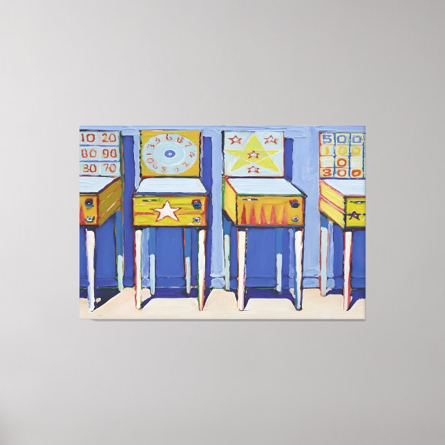 Lienzo Wayne Thiebaud art style (Anverso)