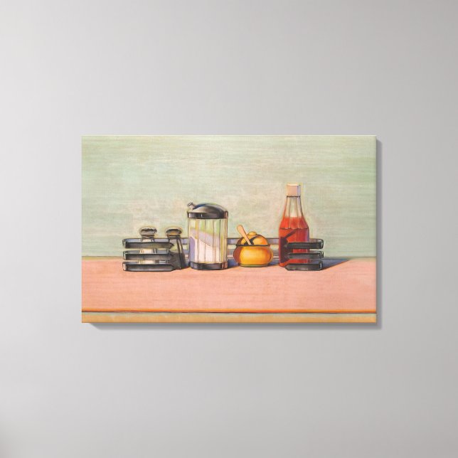 Lienzo Wayne Thiebaud - Condiciones enjauladas - 2000 (Anverso)