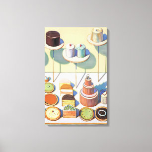 Lienzo Wayne Thiebaud - pasteles y pasteles - 1995