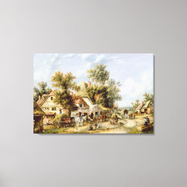 Lienzo Wayside Inn (Anverso)