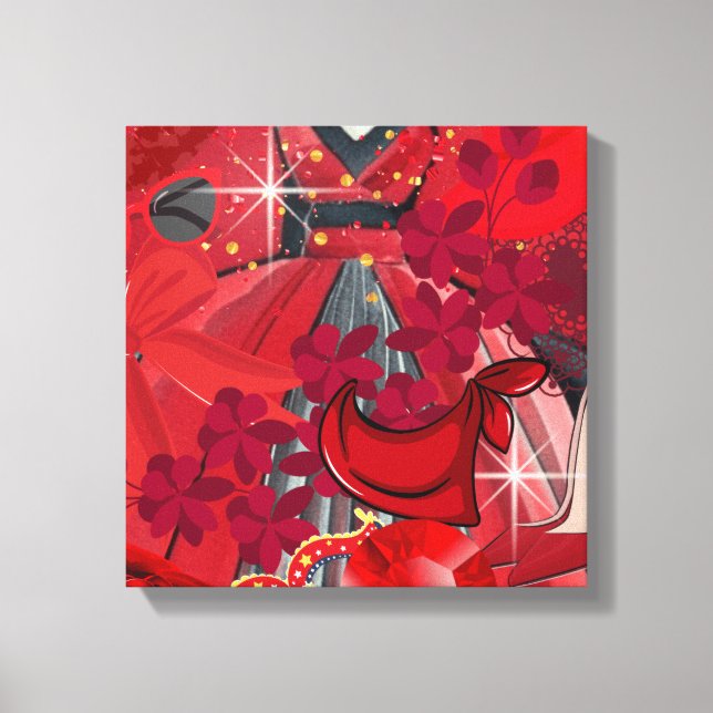 Lienzo Wear Red (Anverso)