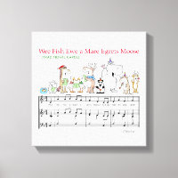 WEE FISH EWE A MARE EGRETS MOOSE Sandra Boynton