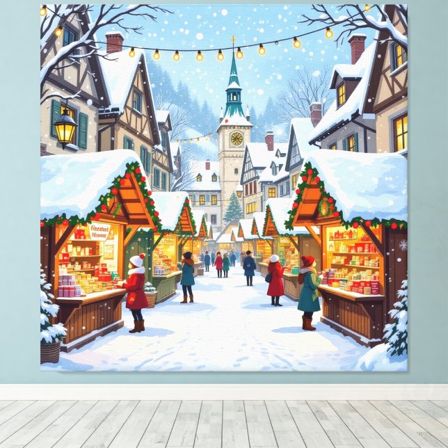 Lienzo „Weihnachtliche Harmonie“ (Insitu (piso de madera))