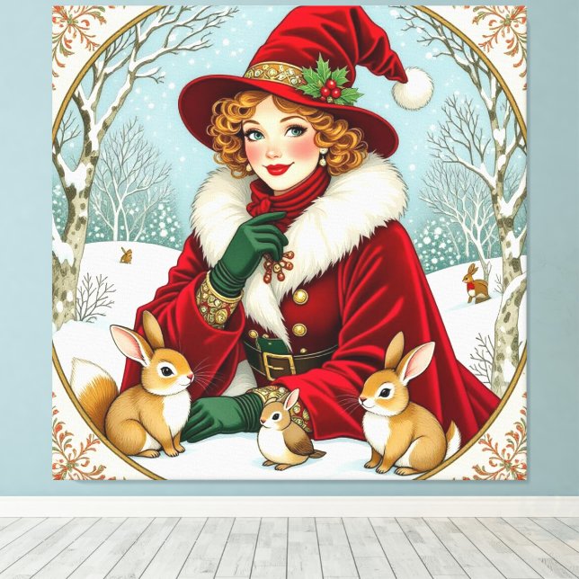 Lienzo „Weihnachtliche Harmonie“ (Insitu (piso de madera))