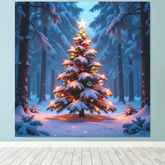 Lienzo „Weihnachtliche Harmonie“ (Insitu (piso de madera))