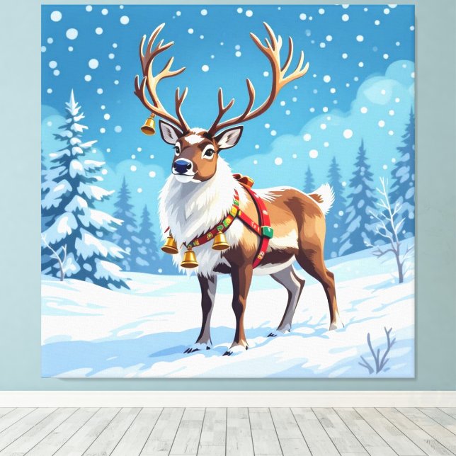 Lienzo „Weihnachtliche Harmonie“ (Insitu (piso de madera))