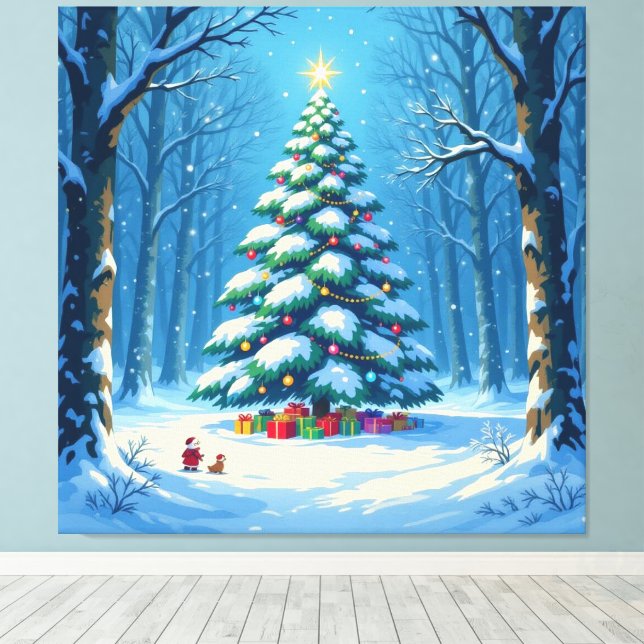 Lienzo „Weihnachtliche Harmonie“ (Insitu (piso de madera))