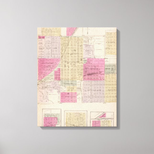 Lienzo Wellington, Beaumont, Brainar,d y Benton, Kansas (Anverso)
