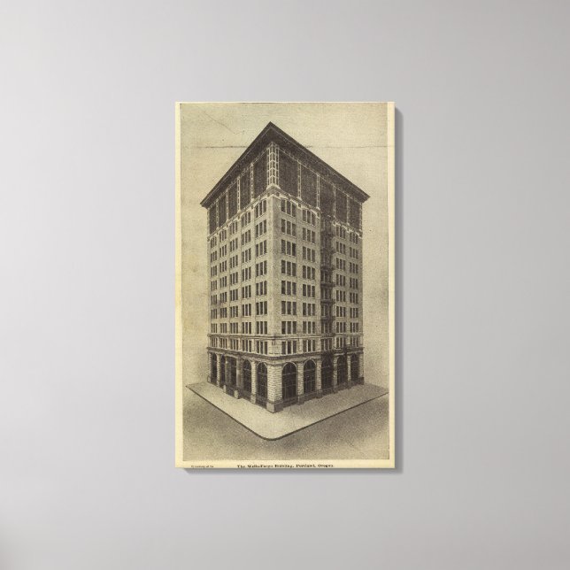 Lienzo WellsFargo Bldg, Portland, Oregon (Anverso)