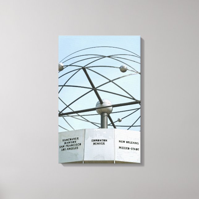 Lienzo Weltzeituhr (Anverso)