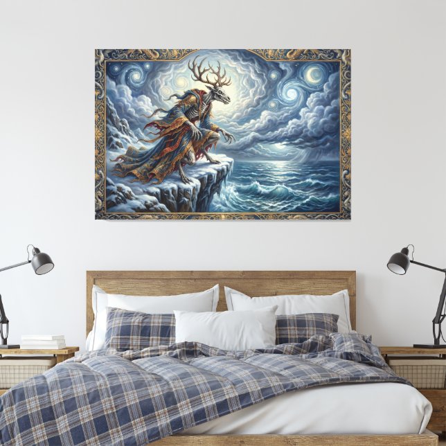 Lienzo Wendigo Watch Over Starry Seas (Insitu(Dormitorio))