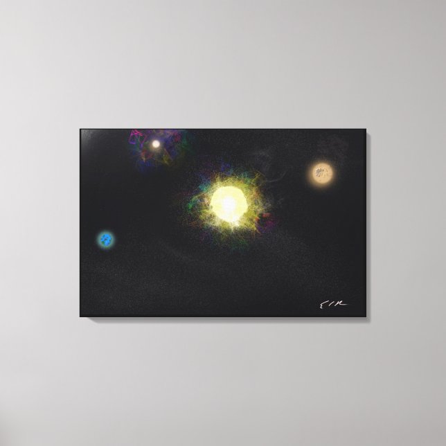 Lienzo We're not important - Impressionist Art Canvas (Anverso)