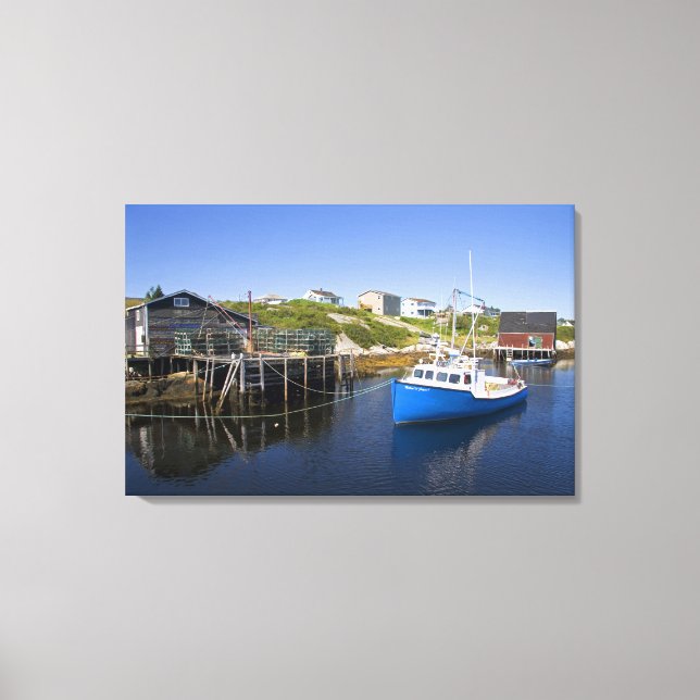 Lienzo West Dover, Nueva Escocia, Canadá. (Anverso)