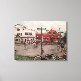 Lienzo "West Lakeshore Drive" Isla de Kelley, Ohio