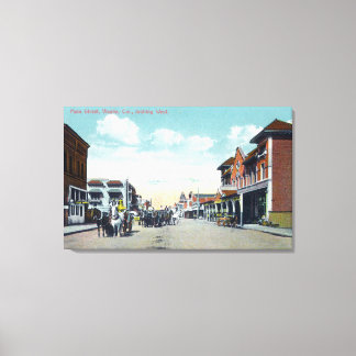 Lienzo Western View from Main StreetVisalia, CA
