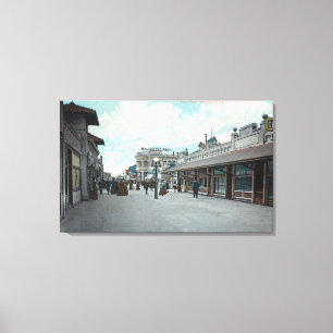 Lienzo Western View from the PikeLong Beach, CA