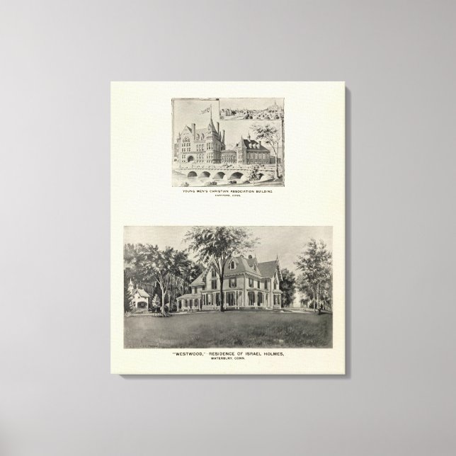 Lienzo Westwood, YMCA, Hartford (Anverso)