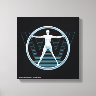 Lienzo Westworld | Logotipo Vitruvian Android