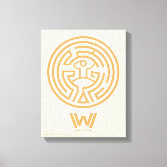 Lienzo Westworld | Símbolo de Maze (Anverso)