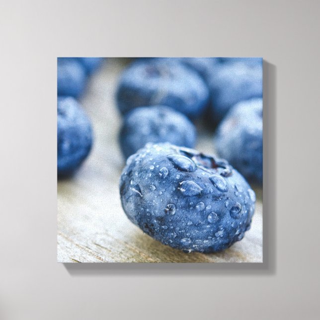 Lienzo Wet Blueberry (Anverso)